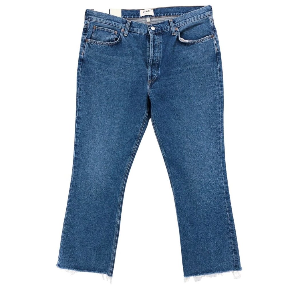 AGOLDE Relaxed 100% Organic Denim Bootcut Midrise Sphere Wash Sz 33 NWT - Picture 3 of 12
